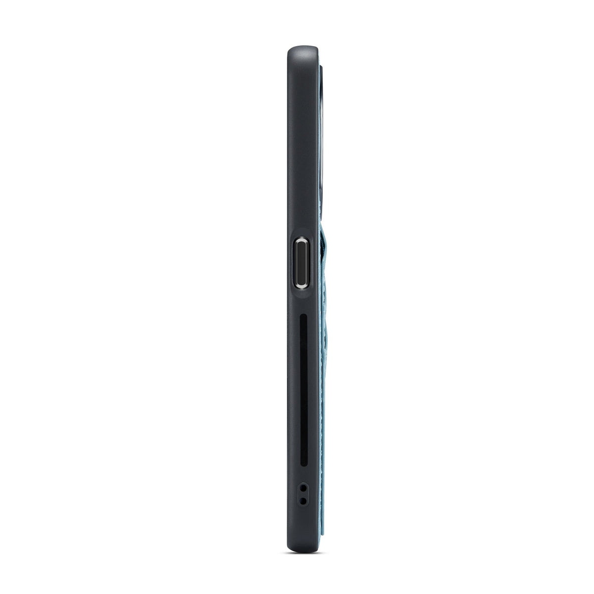 Oppo A98 Hoesje - Aqua Blue - Back Cover met Pasjeshouder