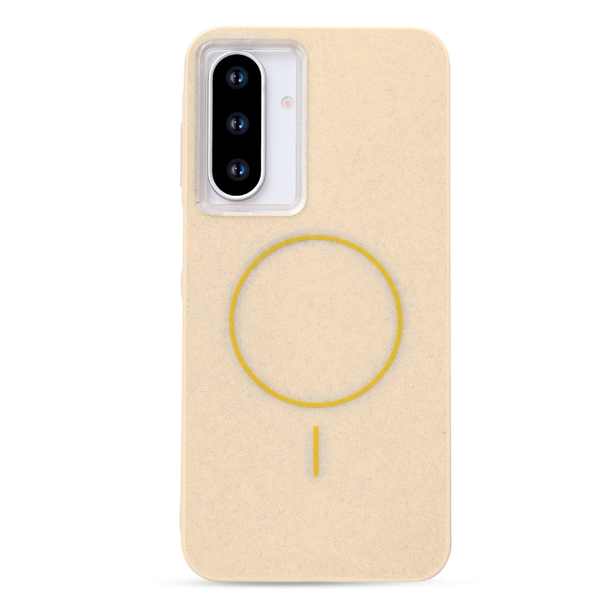 Samsung Galaxy A17 Hoesje - Goud - Glitter MagSafe Back Cover