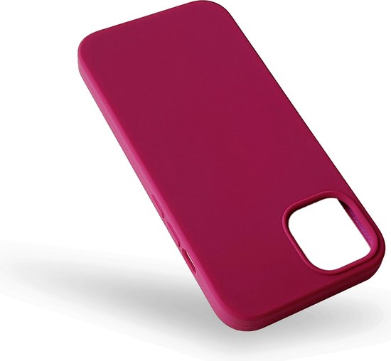 iPhone 13 Pro Hoesje - Burgundy - Liquid Siliconen Back Cover