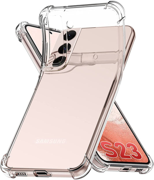 Samsung Galaxy S23 Case - Clear - Shockproof Back Cover