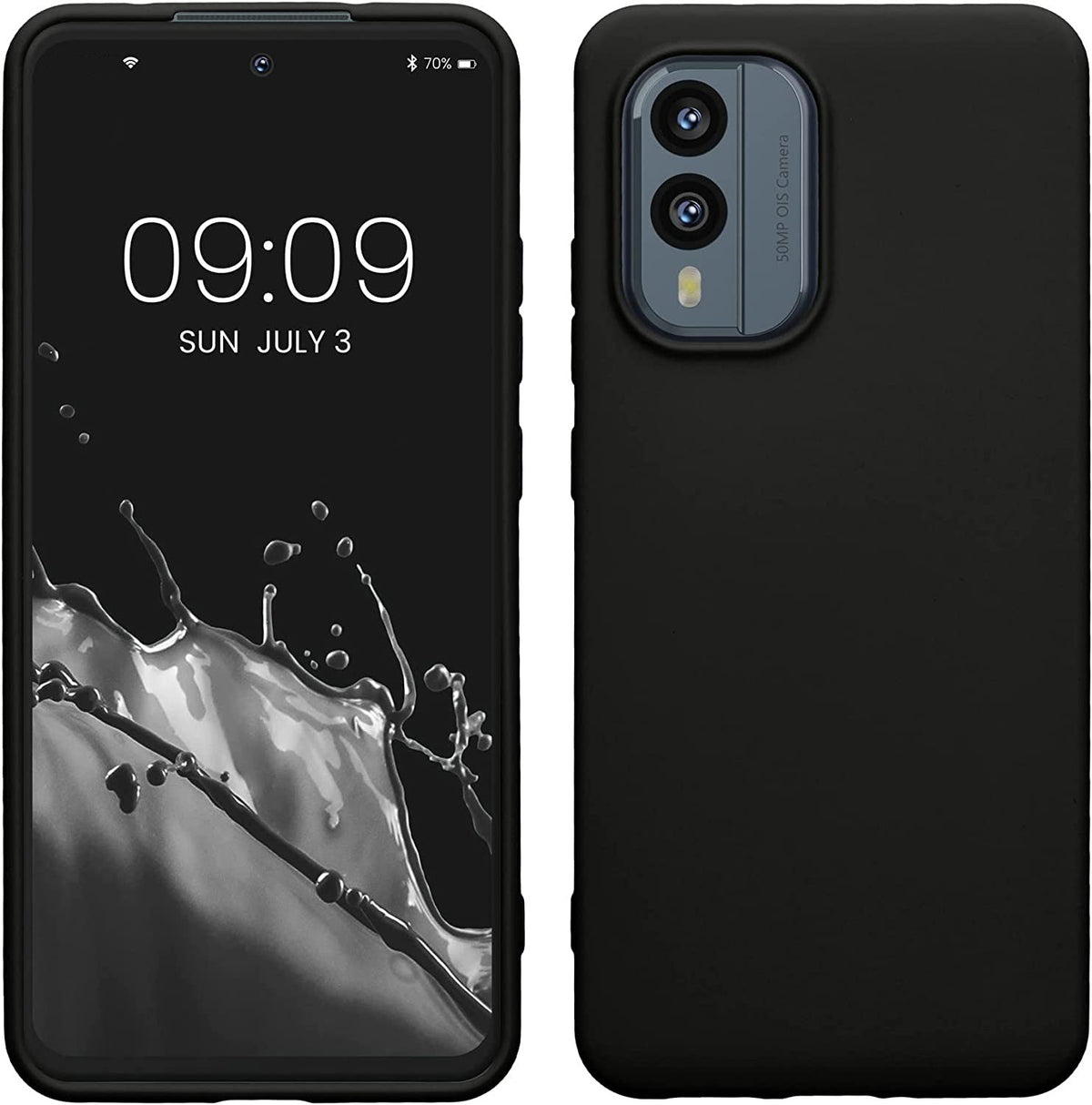 Nokia XR21 Hoesje - Zwart - Siliconen Back Cover