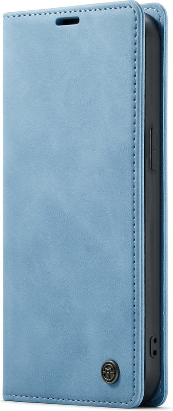 Apple iPhone 12 Pro Max Hoesje - Sky Blue - Dunne Bookcase