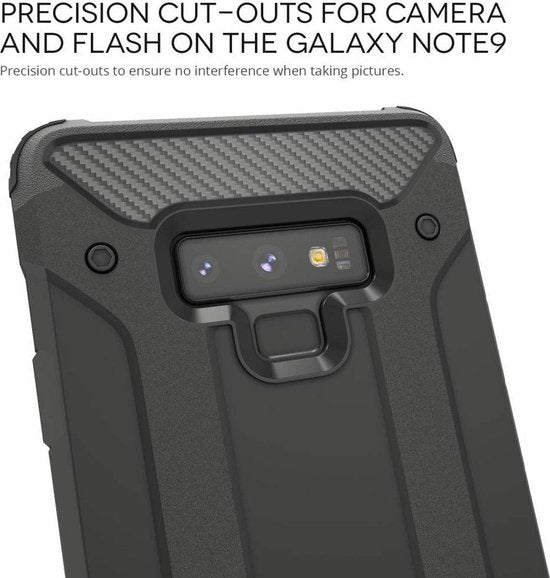Samsung Galaxy Note9 Hoesje - Zwart - Armor Back Cover