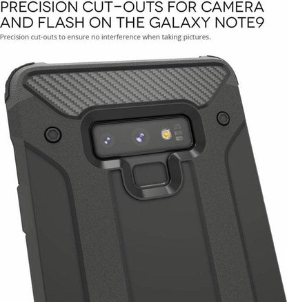 Samsung Galaxy Note9 Hoesje - Zwart - Armor Back Cover