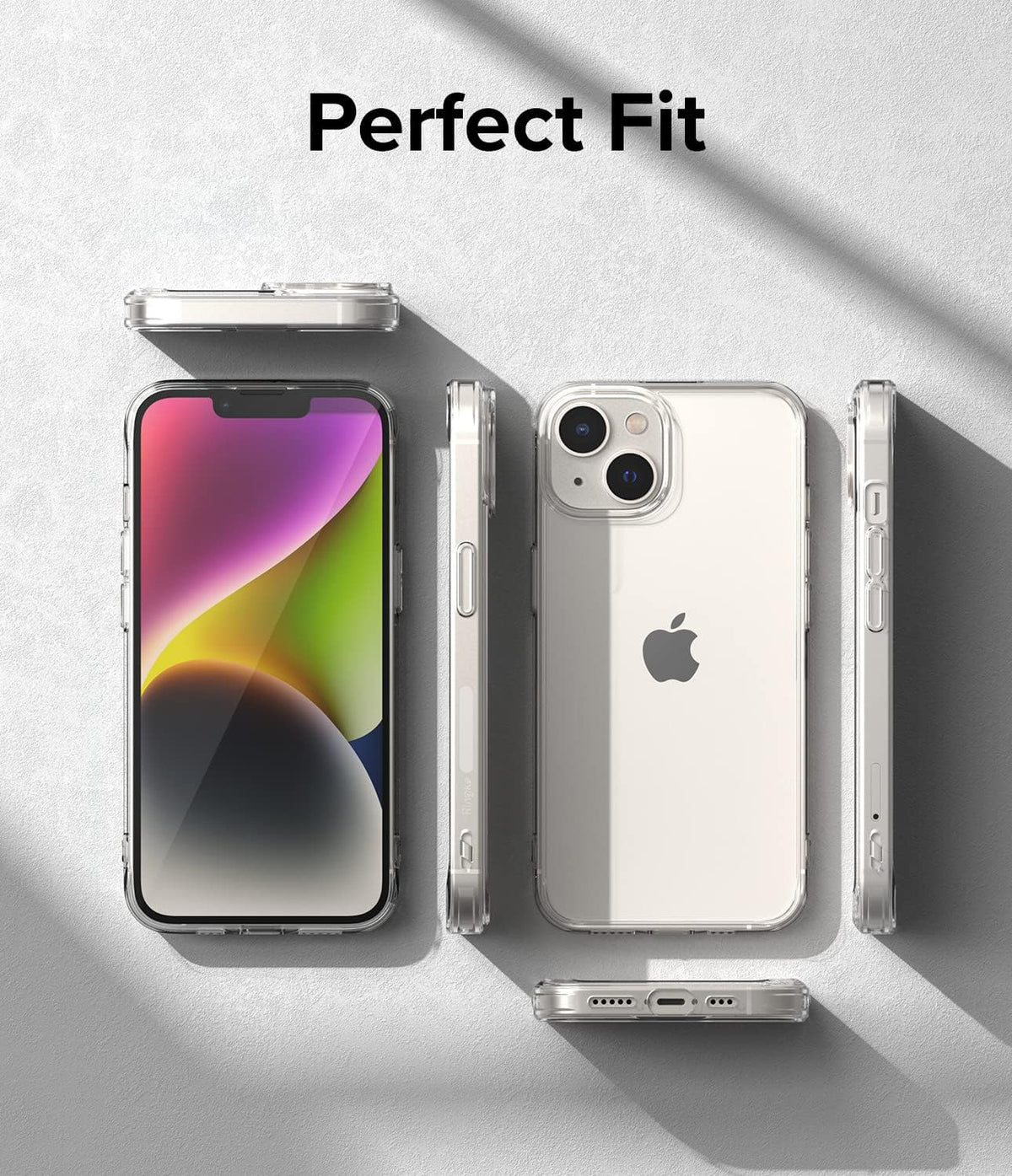 Apple iPhone 15 Hülle - Transparent - Extra Robust Silikon Backcover