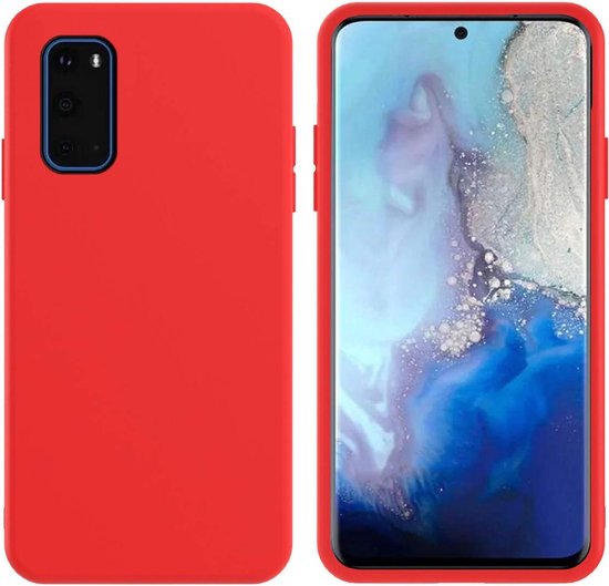 Samsung Galaxy S20 Case - Red - Silicone Back Cover
