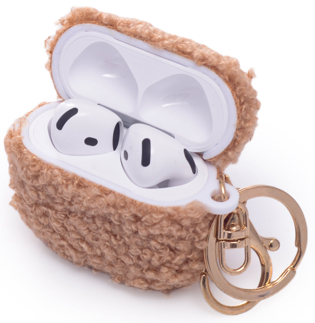 Apple AirPods 4 Hoesje - Teddy Furr - Bruin