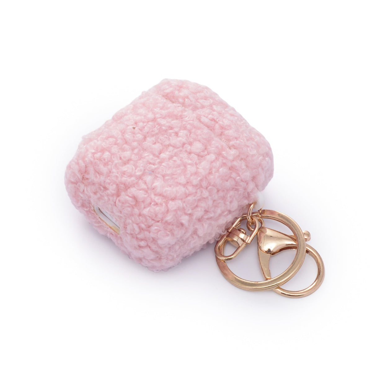 Apple AirPods 2 / 1 Hoesje - Teddy Furr - Roze