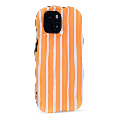 iPhone 11 Hoesje - Oranje - Wave Case Back Cover