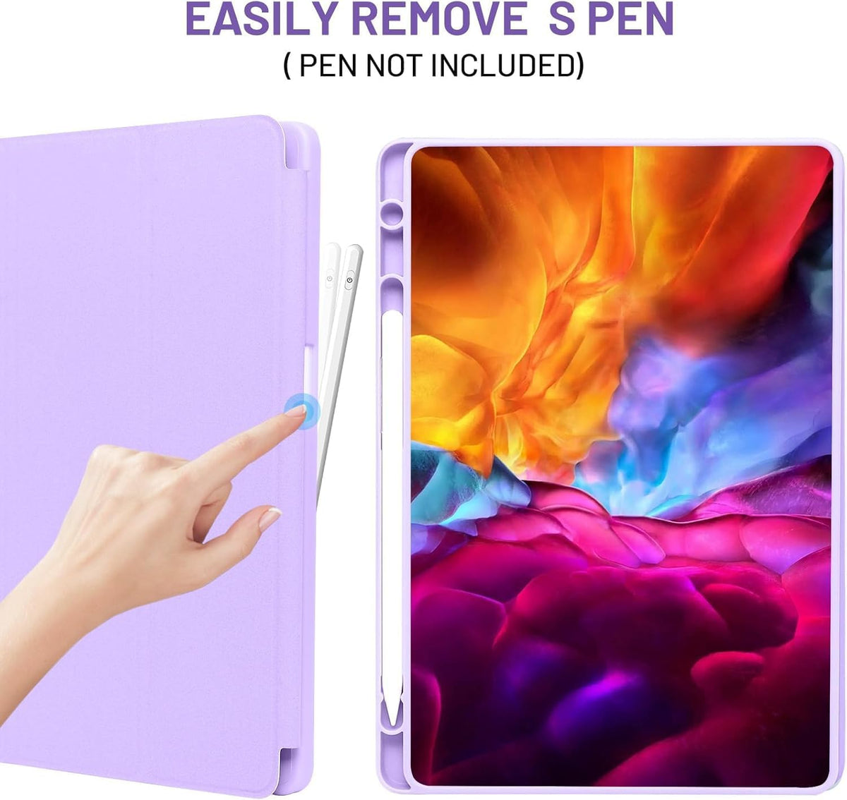 Samsung Galaxy Tab A9 Plus Tablet Case - Purple - Smart Cover