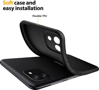 Samsung Galaxy A03 Hoesje - Zwart - Siliconen Back Cover