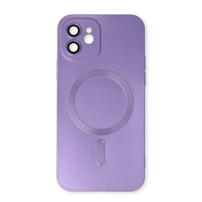 Apple iPhone 11 Hülle - Lila - Mattes Silikon-MagSafe-Backcover
