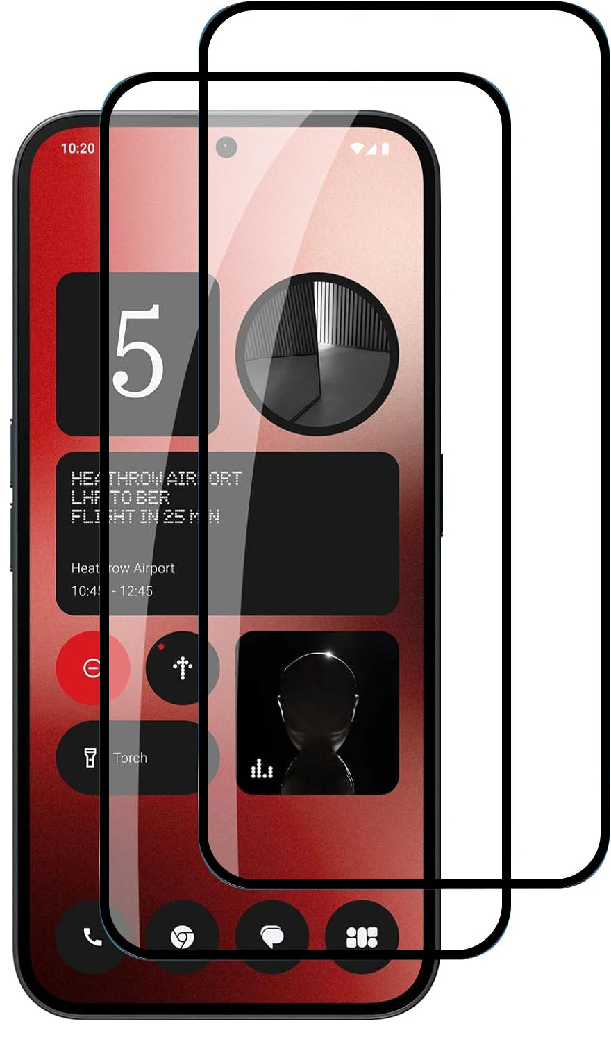 Nothing Phone (2a) Screenprotector - Full Cover - 2 Stuks