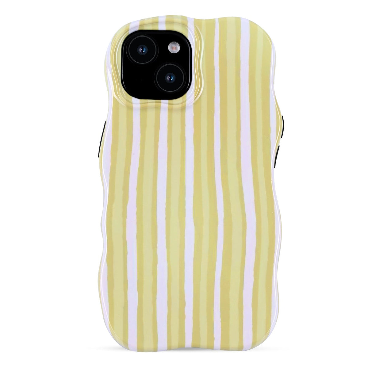Apple iPhone 13 Case - Yellow - Wave Edge Back Cover