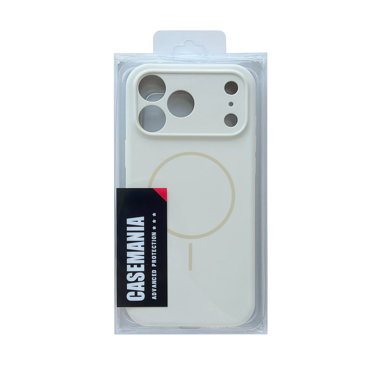 Apple iPhone 18 Pro Max Hoesje - Ivory Wit - Zachte Liquid Siliconen MagSafe Back Cover