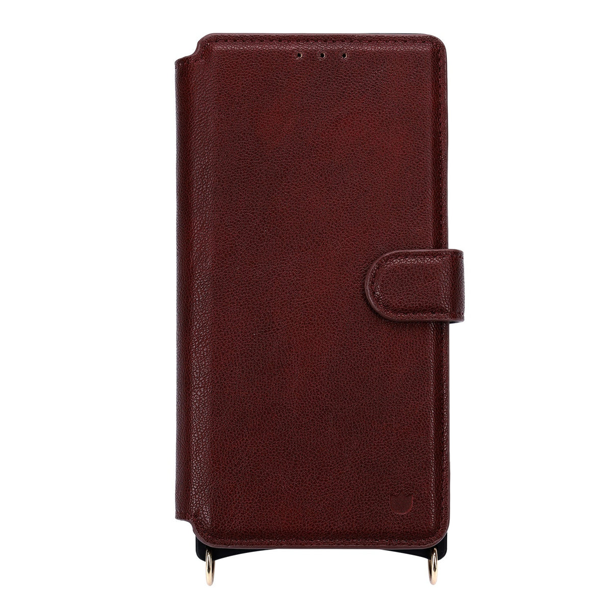 Samsung Galaxy S25 Ultra Hoesje - Wijn Rood - CM Amsterdam Back Cover met Telefoonkoord