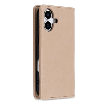 Apple iPhone 17 Hoesje - Soft Beige - Dunne Leather-look Back Cover