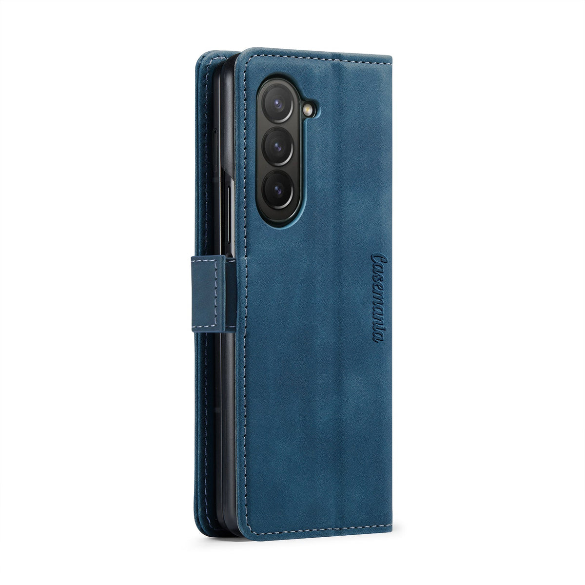 Samsung Galaxy Z Fold 6 Case - Navy Blue - Wallet Case