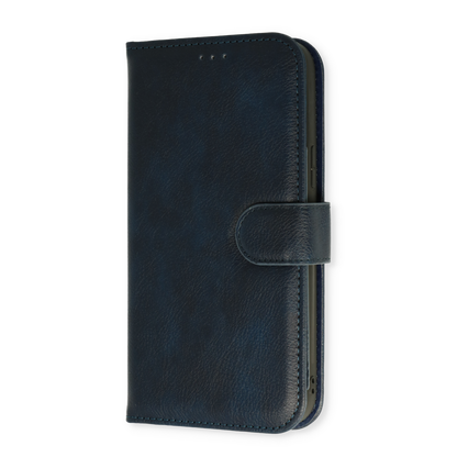Samsung Galaxy A55 5G Hoesje - Blauw - 2 in 1 Bookcase met 10 Kaart Vakken