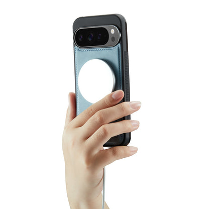 Google Pixel 10 Pro XL Hoesje - Aqua Blue - Luxe 2 in 1 MagSafe Bookcase