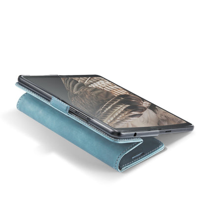 Google Pixel Fold Hülle - Aqua Blue - Klapphülle mit Kartenfach