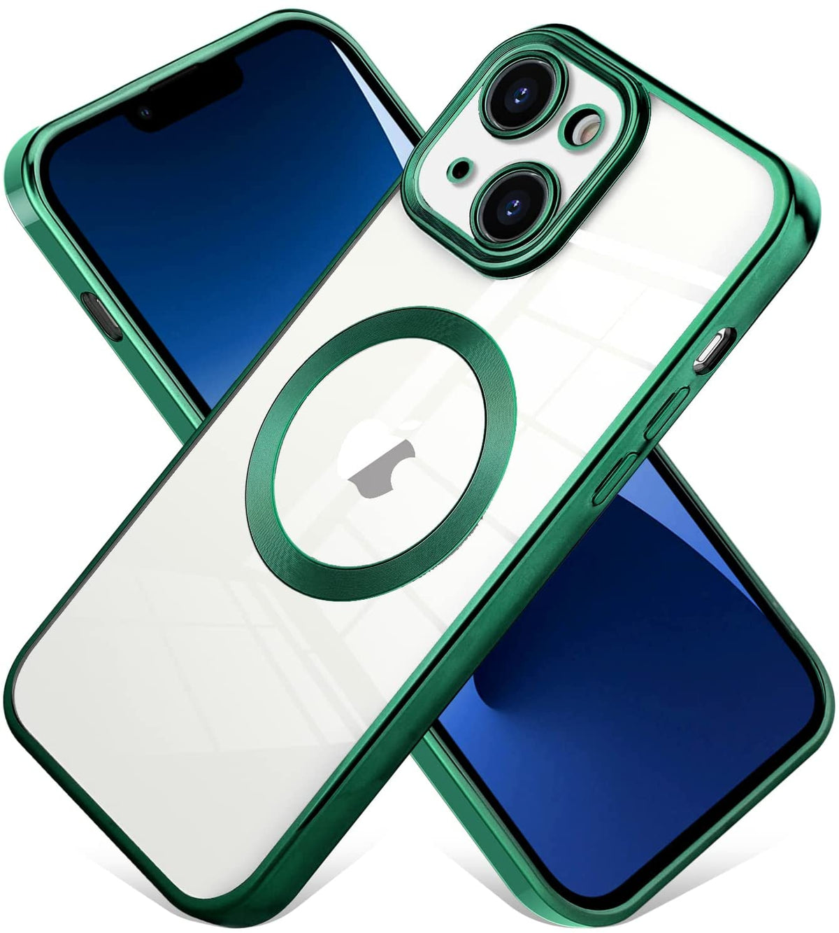 Apple iPhone 15 Hoesje - Groen - Siliconen MagSafe Back Cover