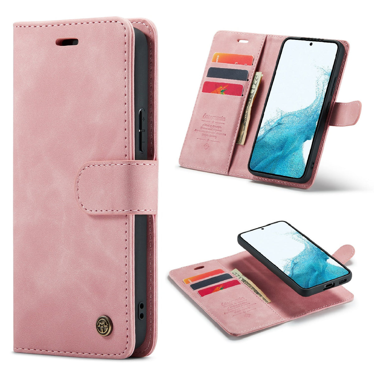 Oppo Reno 8T 4G Case - Pale Pink - 2-in-1 Wallet Case