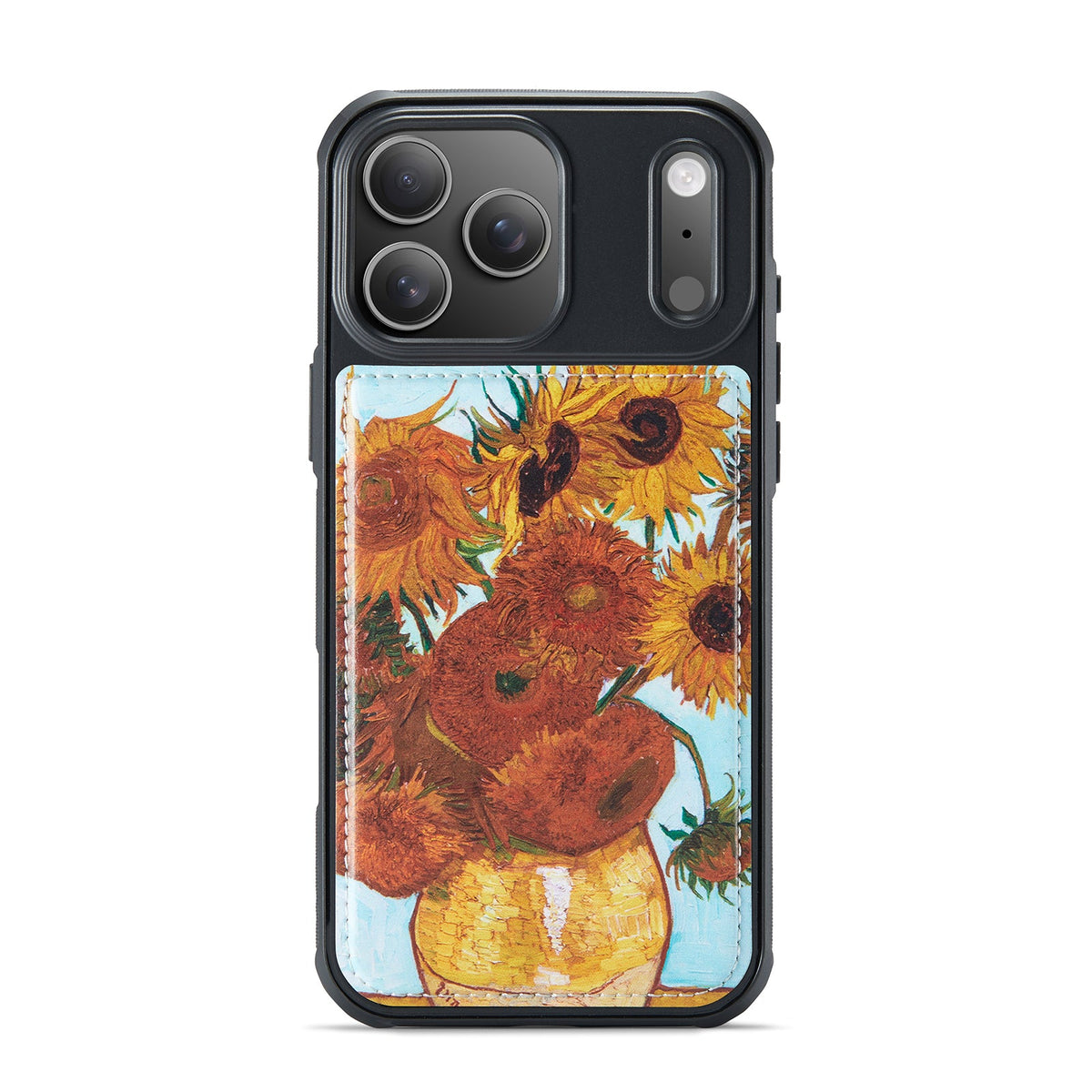 Apple iPhone 17 Pro Max Hoesje - Zonnebloemen - Kunstleer MagSafe Back Cover