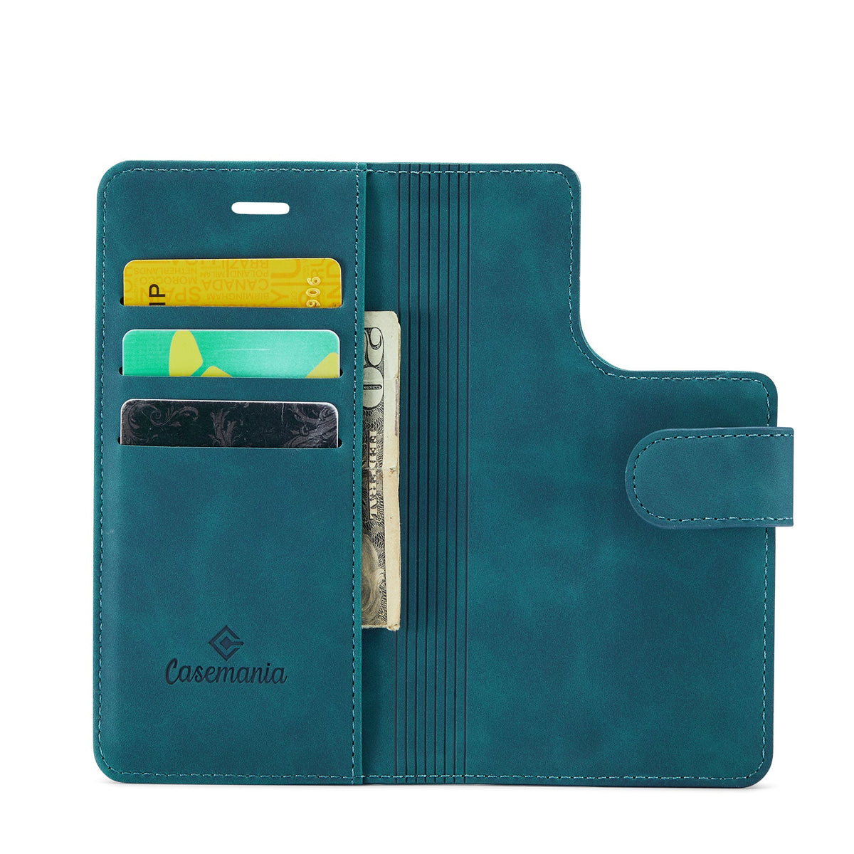 Apple iPhone 15 Pro Max Hoesje - Emerald Green - 2 in 1 MagSafe Bookcase