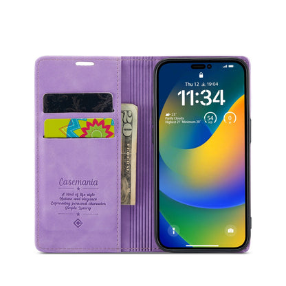 Apple iPhone 15 Pro Case - Bright Lila - Slim Wallet Case