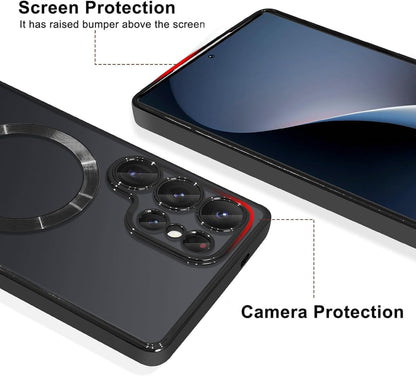 Samsung Galaxy S25 Ultra Hoesje - Zwart - Siliconen MagSafe Back Cover