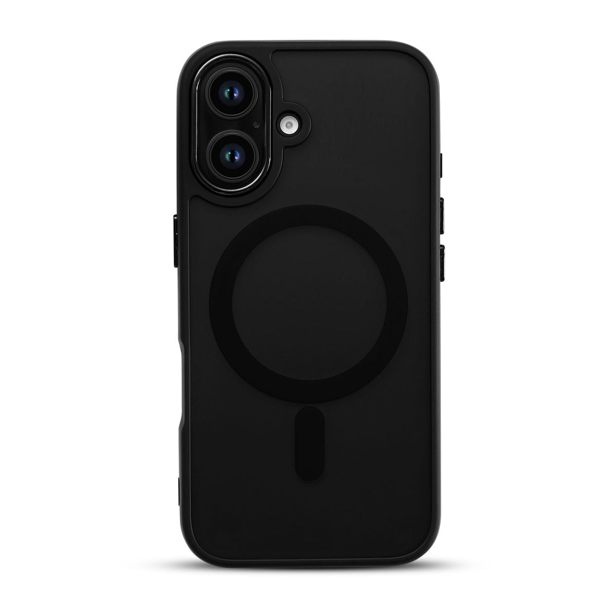 Apple iPhone 16 Plus Hülle - Schwarz - Mattes Armor-MagSafe-Backcover