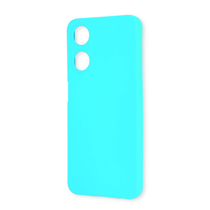 Oppo A18 Case - Turquoise - Silicone Back Cover with Phone Strap