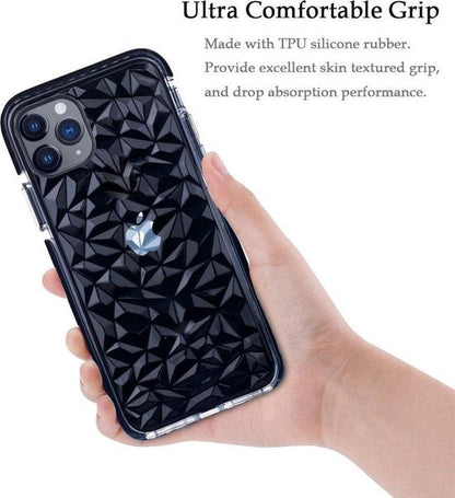Apple iPhone 11 Pro Max Case - Black - Diamond Glitter Back Cover