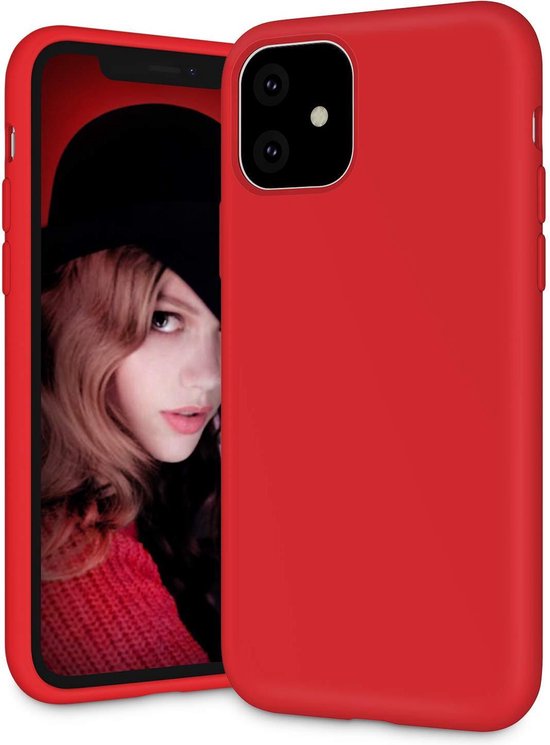 Apple iPhone 11 Hoesje - Rood - Siliconen Back Cover
