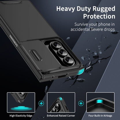 Samsung Galaxy Z Fold 7 Hoesje - Zwart - Shockproof Siliconen Back Cover