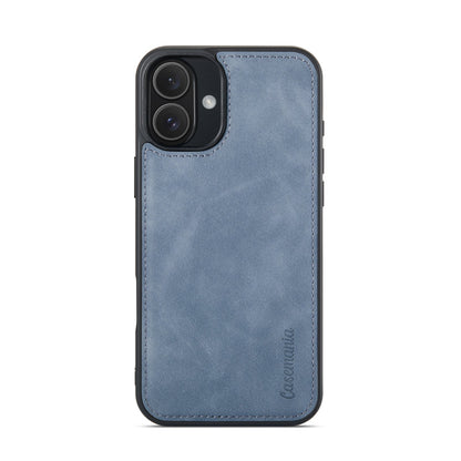 Apple iPhone 16 Plus Hülle - Shadow Gray - 2-in-1 Klapphülle mit Kartenfach