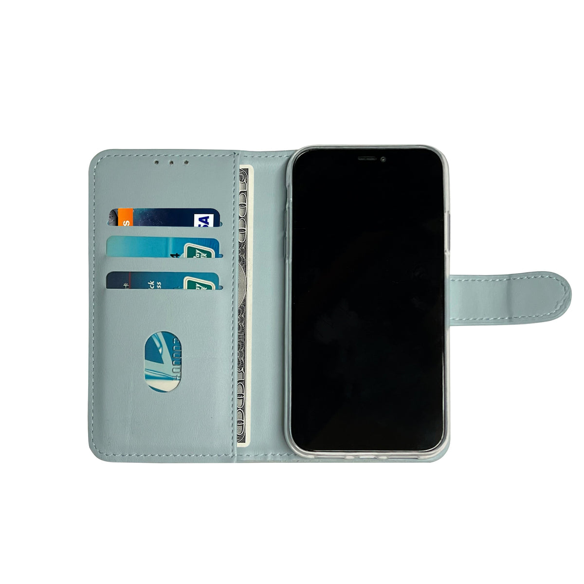 Samsung Galaxy S23 FE Hoesje - Licht Blauw - Bookcase