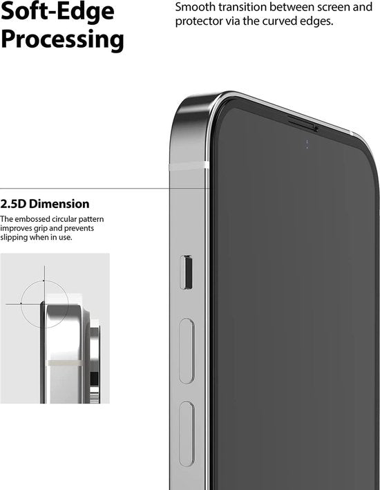 Apple iPhone 14 Screenprotector - Full Cover met Camerabescherming - 2 Stuks
