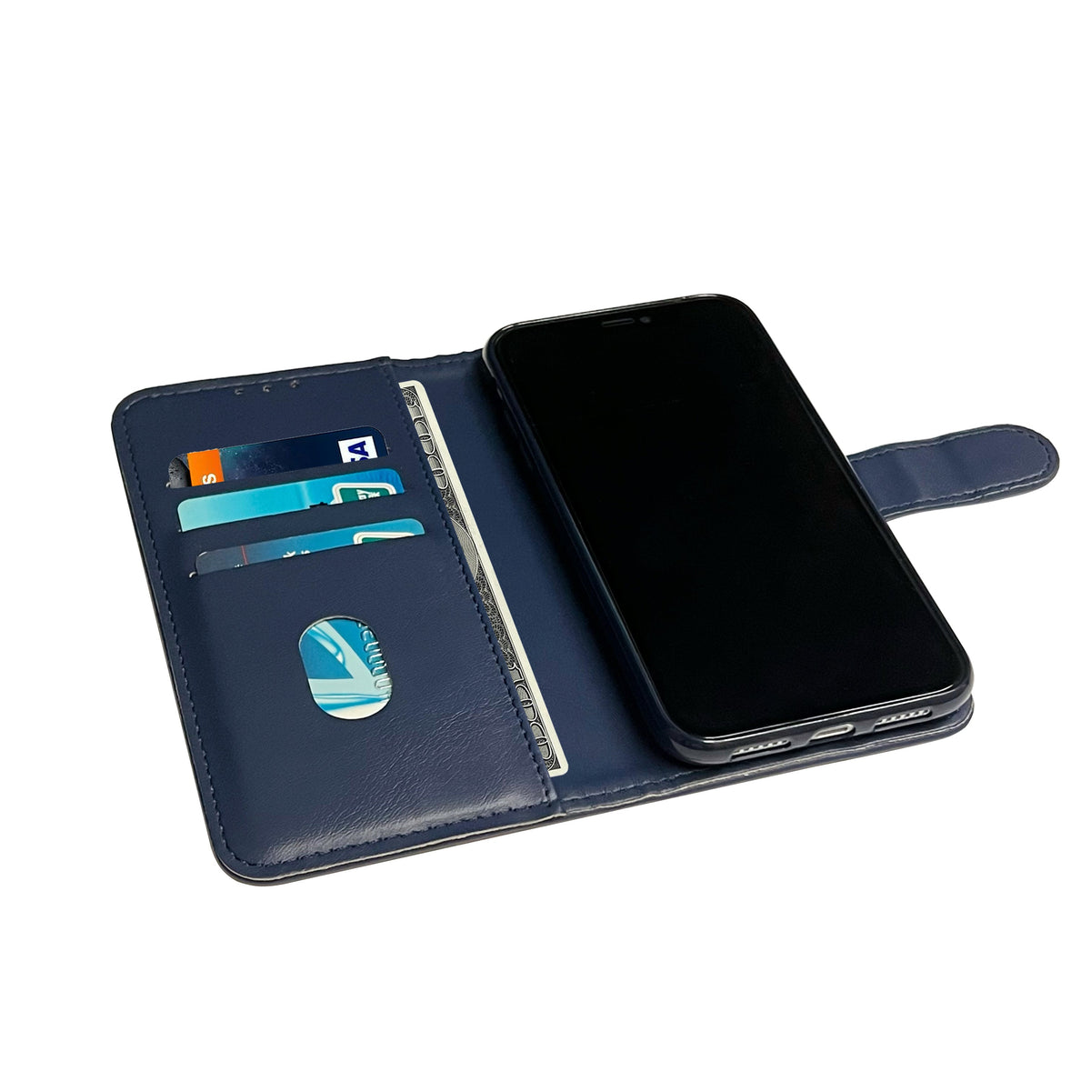Samsung Galaxy A35 5G Hoesje - Blauw - Bookcase