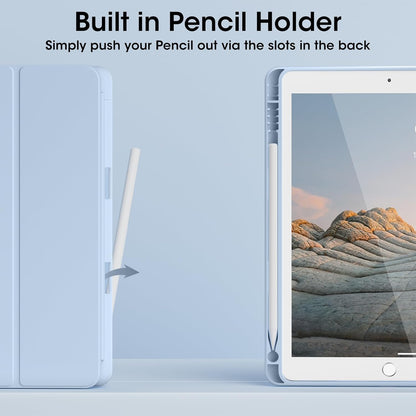 Apple iPad 7 10.2 (2019) Tablethoes - Licht Blauw - Smart Cover
