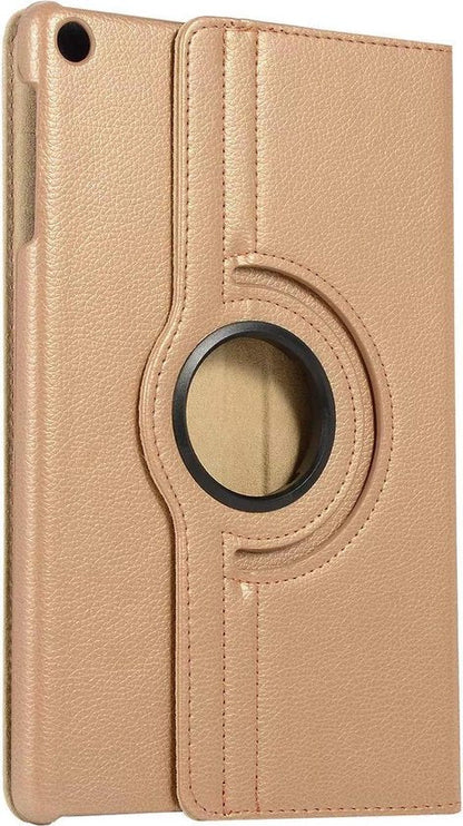 Samsung Galaxy Tab A 10.1 (2019) Tablethoes - Rosegoud - Draaibare Bookcase