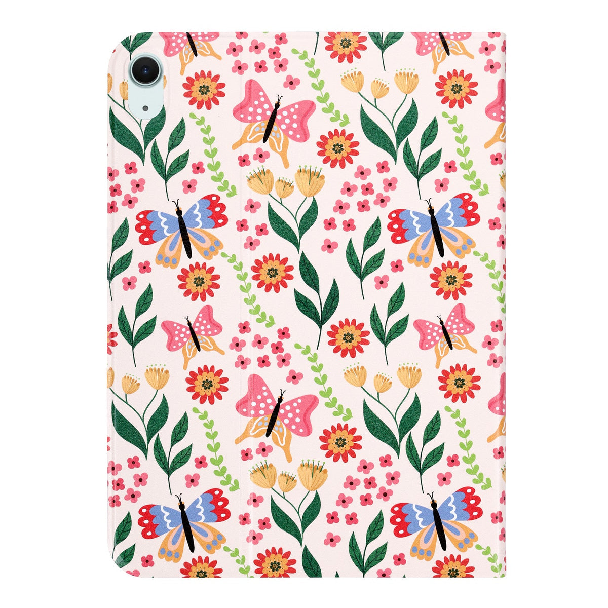iPad A16 11 inch Tablethoes - Bloemen - Luxe Print Bookcase