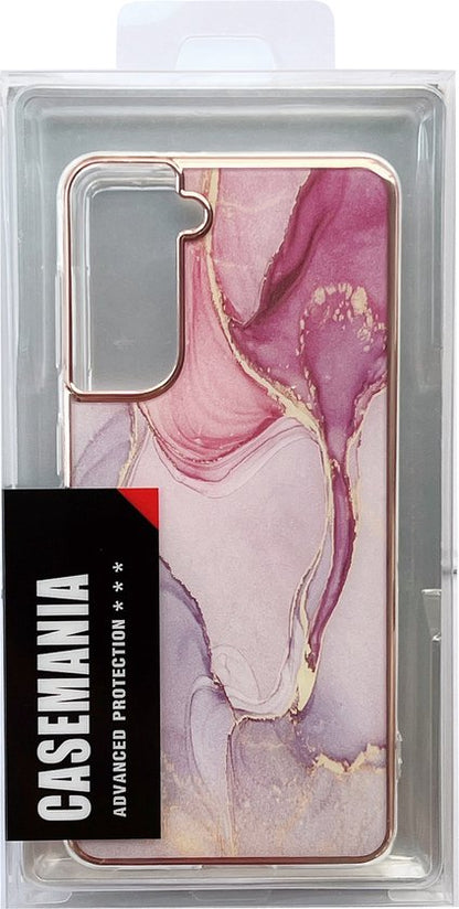 Samsung Galaxy S22 Plus Hoesje - Nova - Siliconen Marmer Back Cover