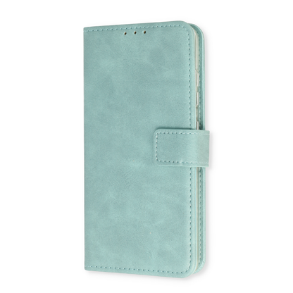 Apple iPhone 15 Pro Max Hoesje - Licht Blauw - Bookcase
