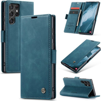 Samsung Galaxy S22 Ultra Hoesje - Emerald Green - Bookcase