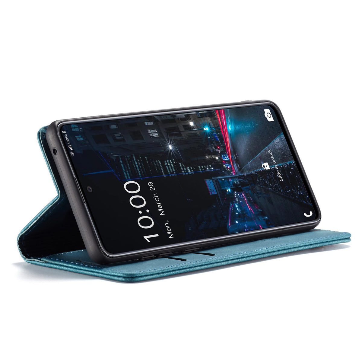 Samsung Galaxy A04S & M13 Hoesje - Emerald Green - Dunne Bookcase