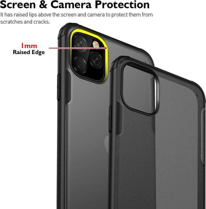Apple iPhone 11 Pro Hoesje - Zwart - Anti-Slip Back Cover