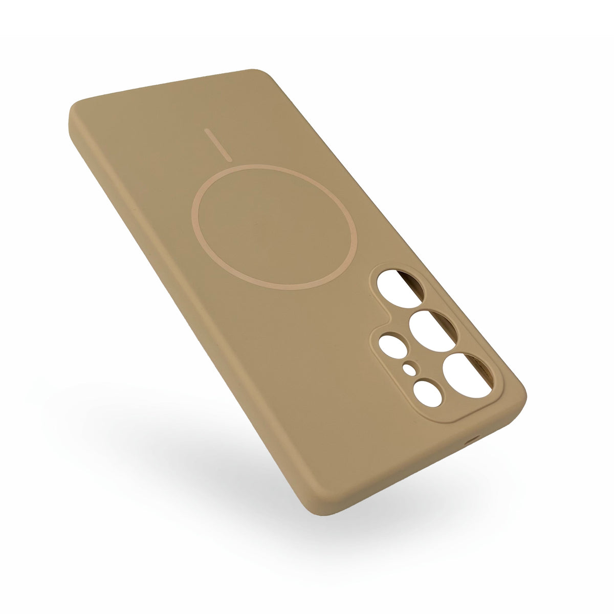 Samsung Galaxy S25 Ultra Case - Beige - Liquid Silicone MagSafe Back Cover