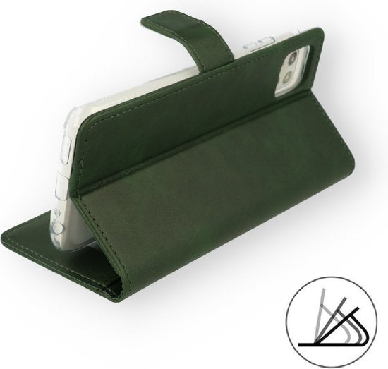 Samsung Galaxy S22 Ultra Hoesje - Groen - Bookcase